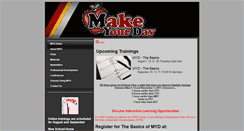 Desktop Screenshot of makeyerday.com